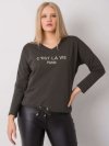 Bluzka-RV-BZ-7141.22-ciemny khaki rozmiar - ONE SIZE