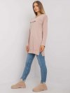 Tunika-RV-TU-7201.43P-ciemny bezowy rozmiar - L/XL
