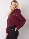 Bluza-RV-BL-7366.31-bordowy rozmiar - S/M