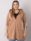 Bluza-RV-BL-6795.84-camelowy rozmiar - ONE SIZE