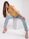 T-shirt-TW-TS-1053.21X-camelowy rozmiar - S