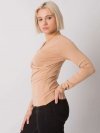Bluzka-FA-BZ-7591.89P-beżowy rozmiar - ONE SIZE