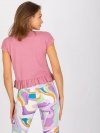 T-shirt-TW-TS-1053.21X-ciemny różowy rozmiar - M