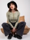 Bluzka-LK-BZ-508674.01P-pistacjowy rozmiar - 36