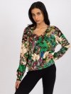 Bluzka-DHJ-BZ-6550-3.14P-zielony rozmiar - ONE SIZE