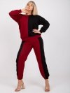 Komplet-EM-KMPL-639.88-bordowy rozmiar - L/XL