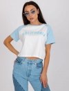 T-shirt-FA-TS-7708.44-biało-niebieski rozmiar - ONE SIZE