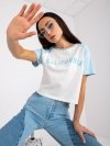 T-shirt-FA-TS-7708.44-biało-niebieski rozmiar - ONE SIZE