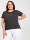 T-shirt-RV-TS-7774.16P-ciemny khaki rozmiar - ONE SIZE