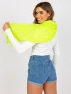 Chustka-AT-CH-LA12813-fluo żółty rozmiar - ONE SIZE