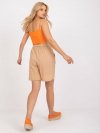 Szorty-TW-SN-BI-26464.07-camelowy rozmiar - M