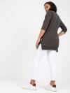 Bluzka-RV-BZ-7036.02P-ciemny khaki rozmiar - ONE SIZE
