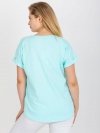 T-shirt-RV-TS-7776.02P-mietowy rozmiar - ONE SIZE