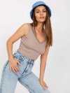 Top-RV-TP-7983.67P-ciemny bezowy rozmiar - S