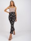Spodnie-DHJ-SP-3689.08-czarno-zielony rozmiar - L