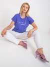 T-shirt-RV-TS-7776.02P-fioletowy rozmiar - ONE SIZE