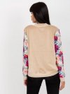 Bluza-RV-BL-8235.38-beżowy rozmiar - S/M