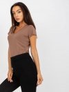 T-shirt-B-012.83P-brązowy rozmiar - L