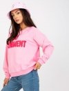 Bluza-RV-BL-8076.13-różowy rozmiar - L/XL