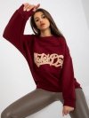 Bluza-FA-BL-8127.80P-bordowy rozmiar - ONE SIZE