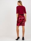 Bluzka-LK-BZ-507300.88-bordowy rozmiar - 40