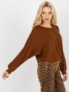 Bluzka-TW-BZ-BE-M327.29-brązowy rozmiar - L