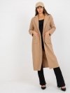 Płaszcz-TW-PL-BI-5220.63-beżowy rozmiar - ONE SIZE