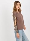 T-shirt-RV-TS-4833.36X-brązowy rozmiar - XS