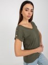 Bluzka-TW-BZ-BL-1006.56-ciemny khaki rozmiar - XL