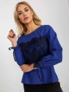 Bluzka-LK-BZ-506877.15X-kobaltowy rozmiar - 42