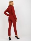 Marynarka-LK-MA-507798.51P-bordowy rozmiar - 36
