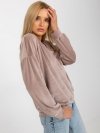 Bluzka-RP-BZ-8188.52P-ciemny bezowy rozmiar - S/M