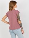 T-shirt-RV-TS-4833.52-ciemny różowy rozmiar - L