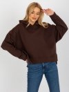 Bluza-TW-BL-2002.11-ciemny brązowy rozmiar - S/M