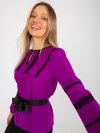 Bluzka-LK-BZ-506122.35X-fioletowy rozmiar - 42