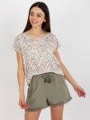 Bluzka-D73771R10978Q-wielokolorowy rozmiar - S