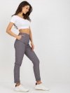 Spodnie-LK-SP-506616-2.26X-ciemny fioletowy rozmiar - 40