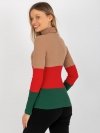 Bluzka-RV-BZ-8465-1.45P-camelowy rozmiar - ONE SIZE