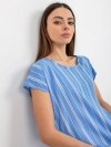 Bluzka-D73771R10978Q-niebieski rozmiar - L