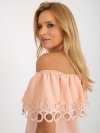 Bluzka-LK-BZ-506350.28P-brzoskwiniowy rozmiar - 36