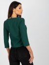 Bluzka-LK-BZ-506522.07-ciemny zielony rozmiar - 36