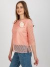 Bluzka-LK-BZ-506642.94-brzoskwiniowy rozmiar - 42