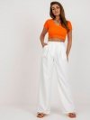 Spodnie-DHJ-SP-15679-1.29X-ecru rozmiar - L