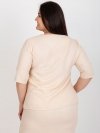 Bluzka-LK-BZ-506692.32-brzoskwiniowy rozmiar - 46