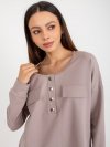 Komplet-LK-KMPL-509315.06-ciemny bezowy rozmiar - L/XL