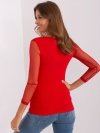Bluzka-RV-BZ-7839.88P-czerwony rozmiar - L