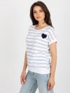 Bluzka-RV-BZ-8619.94-biało-granatowy rozmiar - L/XL