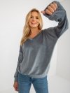 Bluza-RV-BL-8441.07P-szaro-niebieski rozmiar - ONE SIZE