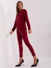 Komplet-RV-KMPL-6084.92P-bordowy rozmiar - S/M