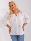 Bluzka-LK-BZ-509324-1.81P-biało-różowy rozmiar - L/XL
